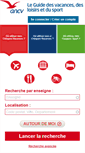 Mobile Screenshot of cheques-vacances.mobi